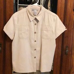 Sag Harbor camp style shirt -great details